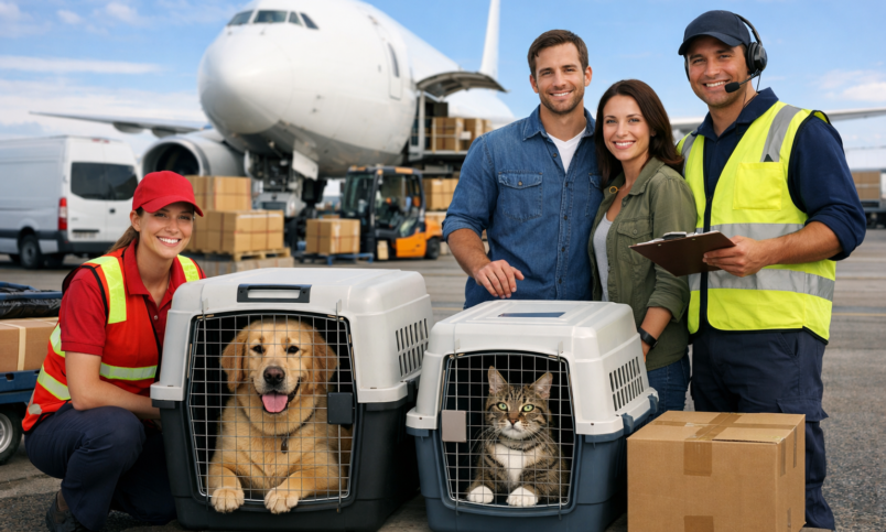 Pet transportation at the airport